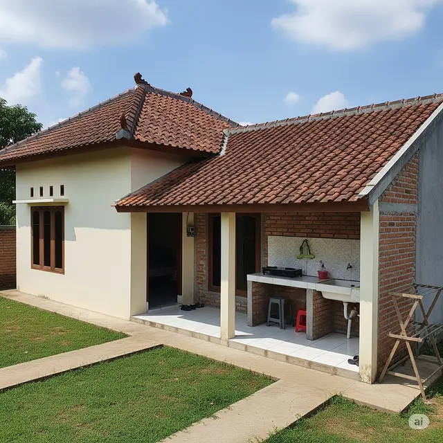 Model dengan Dapur Terpisah