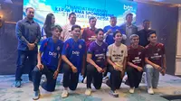 Arema FC, PSM Makassar, dan Persita Tangerang resmi menggandeng Bank BTN sebagai sponsor utama untuk menghadapi Liga 1 musim 2025/2026. (Bola.com/Muhammad Adi Yaksa).