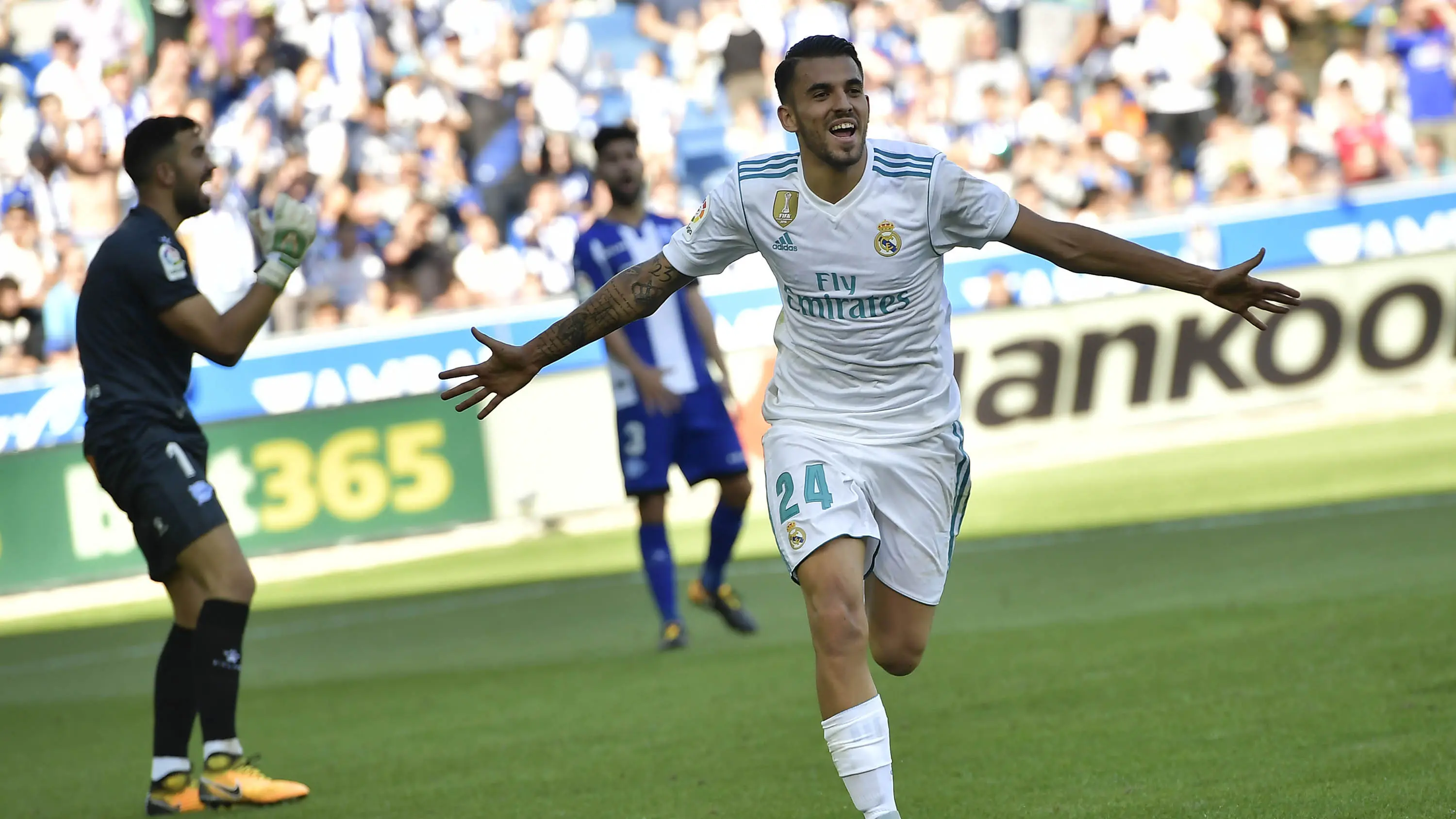 Gelandang Real Madrid, Dani Ceballos (AFP/Alvari Barrientos)