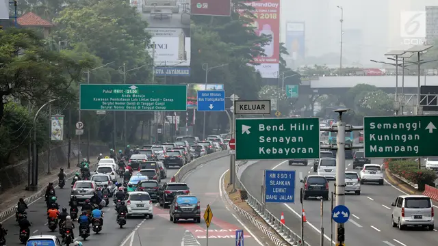 Ganjil Genap Sudah Diberlakukan di Jakarta