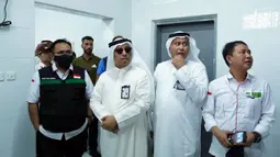 Menag mengatakan, penambahan fasilitas toilet sangat penting. Sebab, jemaah haji Indonesia kebanyakan adalah perempuan. (FOTO: MCH PPIH ARAB SAUDI 2023)