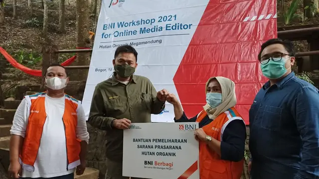 BNI ikut terlibat dalam pengembangan Hutan Organik Mega Mendung, Bogor. Dok BNI