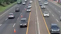 Ada Contraflow di KM 55-65 Tol Japek, Imbas Arus Lalin Meningkat di Hari Kedua Lebaran
