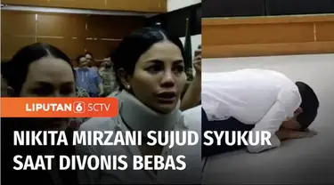 Terdakwa kasus pencemaran nama baik, Nikita Mirzani menangis histeris ketika dibebaskan Majelis Hakim PN Serang. Sebelumnya, Nikita Mirzani dijerat kasus pencemaran nama baik yang dilaporkan Dito Mahendra.