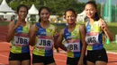 Kontingen Jawa Barat masih menempati posisi teratas dalam perolehan medali di cabor atletik dengan mengumpulkan total 7 medali emas dan 3 medali perak. (PB PON XX Papua/Ady Sesotya)