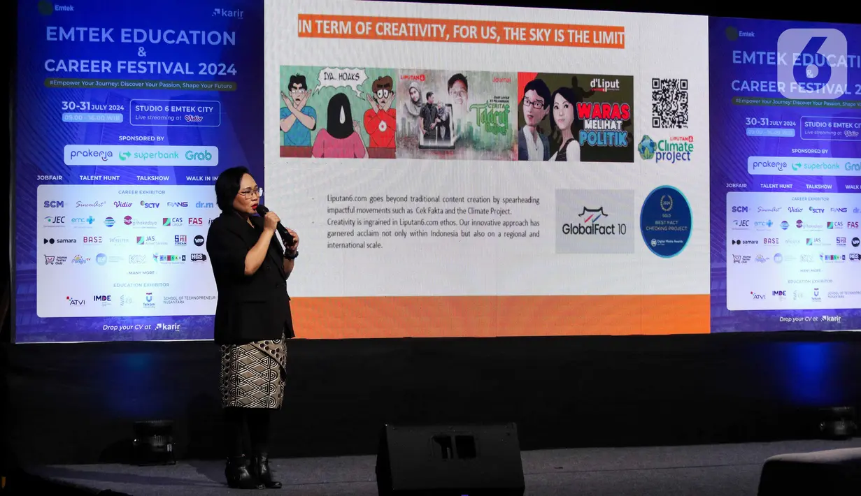 Festival ini melibatkan berbagai perusahaan besar seperti SCM, SCTV, Indosiar, Vidio.com, Grab, dan banyak lainnya. (Liputan6.com/Herman Zakharia)
