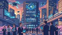 Ilustrasi perusahaan investasi Jepang, Metaplanet. (Gambar by AI)
