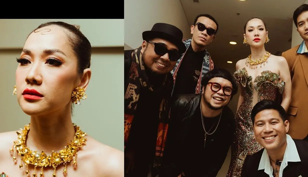 Tampil cantik dengan gaun rancangan desainer ternama Yogie Pratama, BCL bikin pangling. Manik-maniknya membuat gaun yang didesain menyerupai bunga mawar ini tampak mewah. Tatanan rambut dan makeup BCL cocok dengan gaun yang dikenakannya. Aksesori berupa kalung dan anting juga mendukung penampilan BCL jadi makin elegan di acara AMI Awards awal November lalu. (Liputan6.com/IG/@bclsinclair)