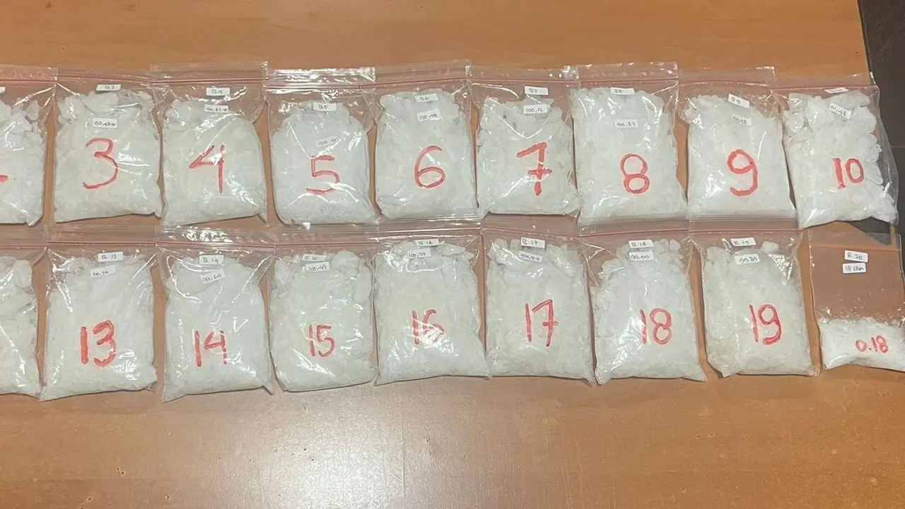 Subdit 1 Ditresnarkoba Polda Metro Jaya menyita 1,9 kilogram sabu dari dalam rumah kontrakan (Istimewa)