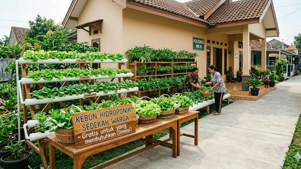 Ide Kebun Sayur untuk Sedekah Warga/Gemini