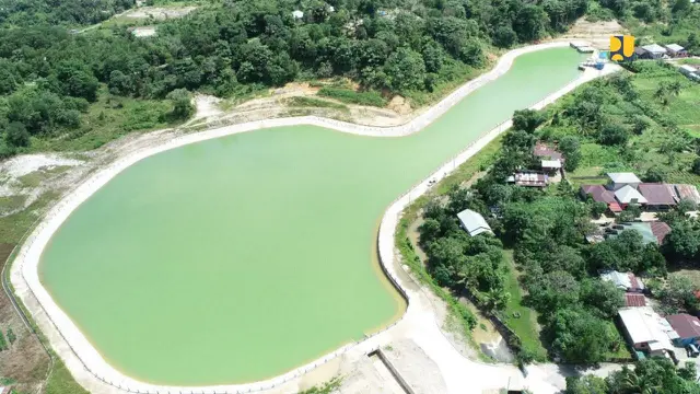 Embung Rawa Sari yang terletak di Kelurahan Karang Harapan, Kecamatan Tarakan Barat, Kota Tarakan, Kalimantan Utara.