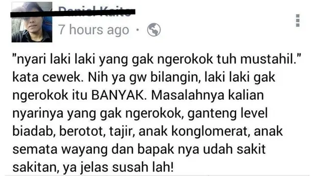 5 Status Facebook Berusaha Cari Jodoh Ini Bikin Geregetan