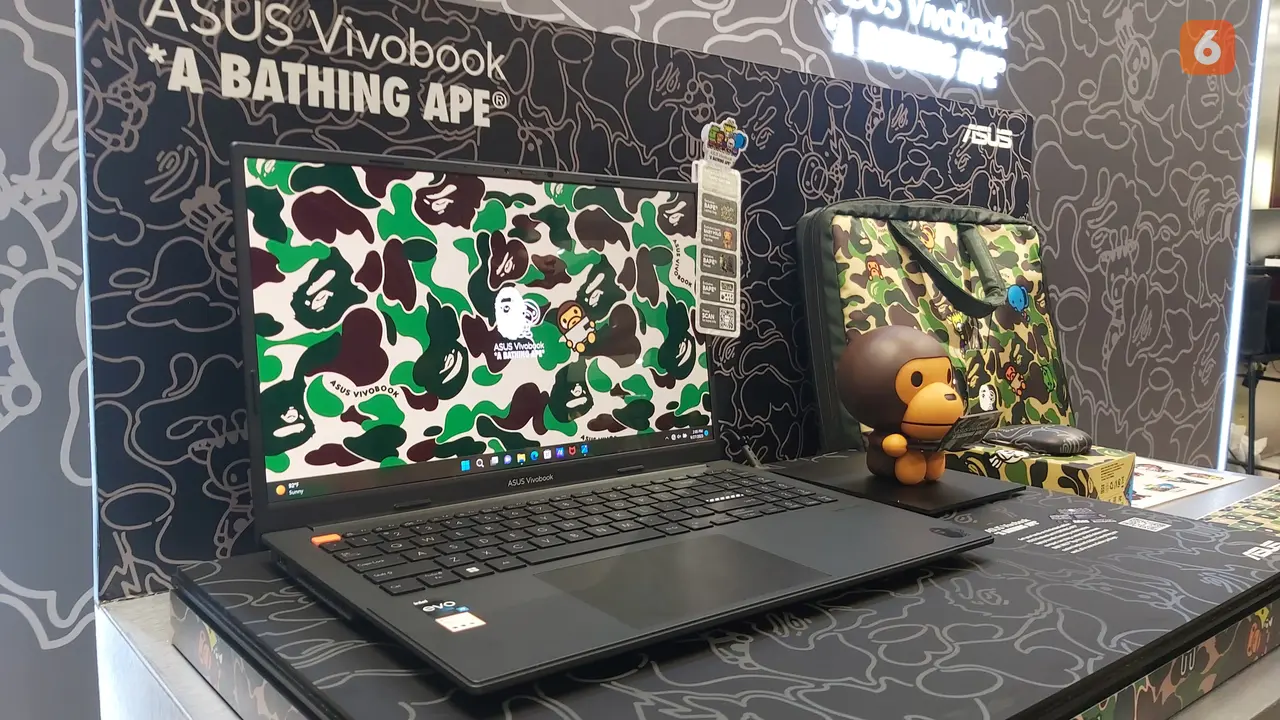 Asus Vivobook S 15 OLED BAPE Edition. Liputan6.com/Iskandar