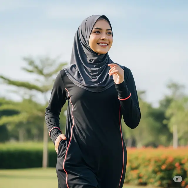 Abaya Arab Sport dan Activewear