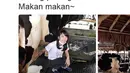 Beby JKT48 berpose bersama seekor sapi. Kira-kira sapi lucu tersebut akan dikurbankan tidak? (via twitter/@bebyJKT48)