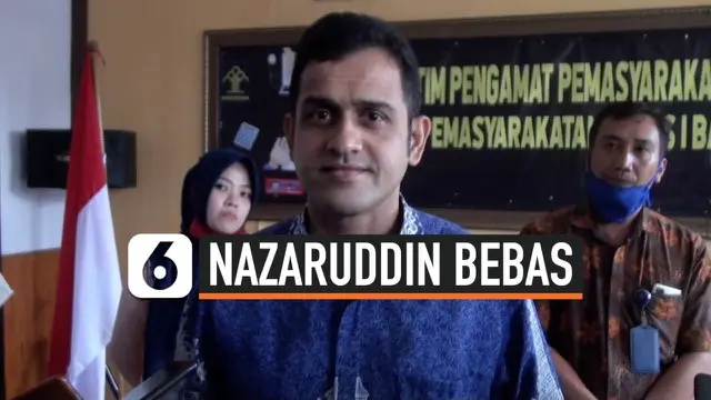 Mantan Bendahara Umum Partai Demokrat Muhammad Nazaruddin bebas murni hari ini. Nazaruddin bebas setelah menjalani bimbingan cuti menjelang bebas (CMB).