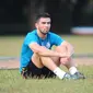 Pemain asal Turkmenistan Ahmet Atayew sudah ikut berlatih dengan Arema FC. (Liputan6.com/Rana Adwa)