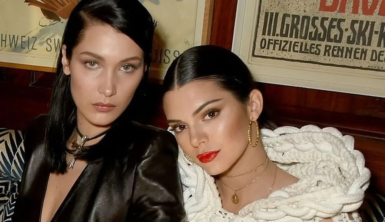 Kendall Jenner, Hailey Baldwin dan beberapa sahabat yang lain saat ini   tengah khawatir dengan kisah yang   menimpa Bella Hadid. (Glamour)