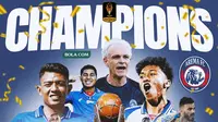 Piala Presiden 2024 - Ilustrasi Arema FC Juara Piala Presiden 2024 (Bola.com/Adreanus Titus)