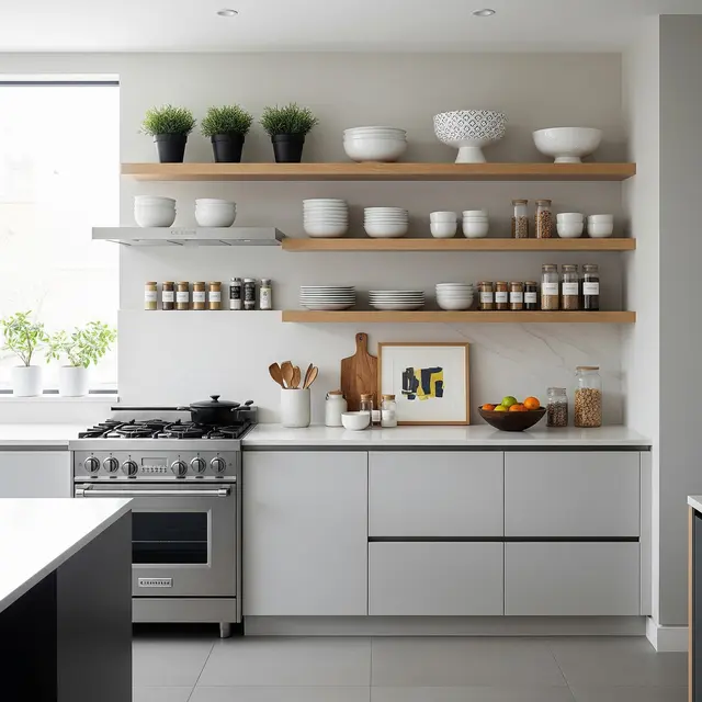 Dapur Cantik Model Dapur Minimalis Modern Terbaru (Image by Gemini AI)