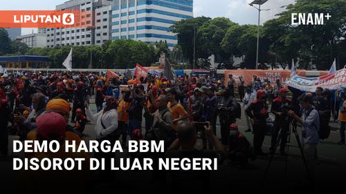 VIDEO: Demo BBM Naik Disorot Media Asing