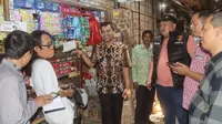 Tim Satgas Pangan Bareskrim Mabes Polri melakukan inspeksi sejumlah pasar dan toko retail serta gudang Bulog di di Jawa Timur, jelang datangnya bulan suci Ramadhan. (Istimewa)