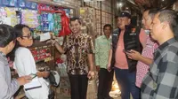 Tim Satgas Pangan Bareskrim Mabes Polri melakukan inspeksi sejumlah pasar dan toko retail serta gudang Bulog di di Jawa Timur, jelang datangnya bulan suci Ramadhan. (Istimewa)