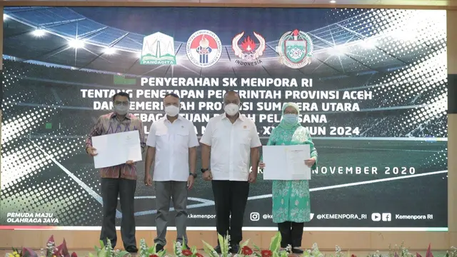 Menpora Tetapkan Aceh dan Sumut Tuan Rumah PON XXI Tahun 2024