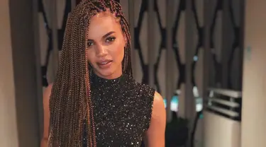 Sebelumnya diberitakan jika Leslie Grace sangat antusias saat ditanya soal kolaborasinya dengan Super Junior. (Foto: Instagram.com/lesliegracre)