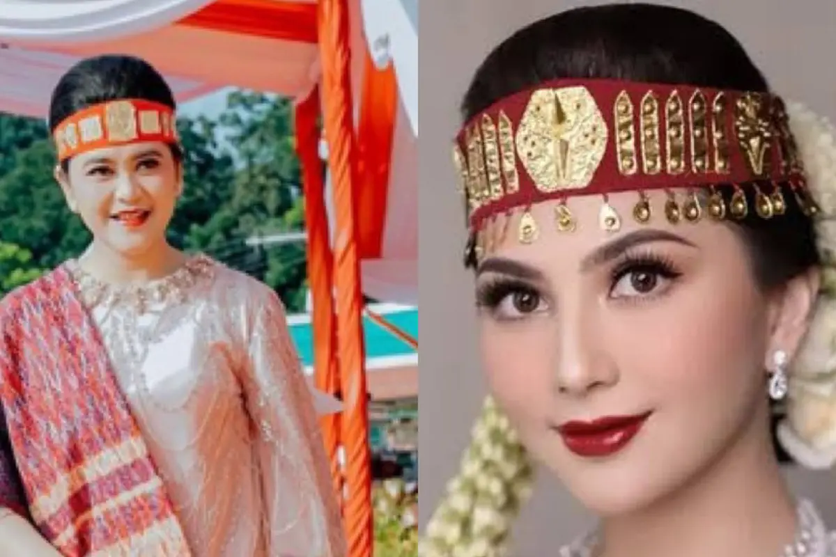 Pesona Kahiyang Ayu Kenakan Ikat Kepala Khas Perempuan Batak