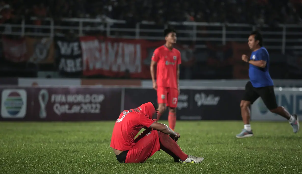 Sampai peluit akhir pertandingan dibunyikan, Borneo FC tidak dapat membuat gol dalam laga yang berlangsung di markas mereka sendiri. (Bola.com/Ikhwan Yanuar)