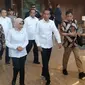 Presiden RI Joko Widodo (Jokowi) mengunjungi Kantor Pusat PLN Jakarta, Senin (5/8/2019).