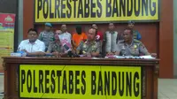 Polisi beberkan kasus penghina Ibu Negara Iriana Jokowi (LIputan6.com/Aditya Prakasa)