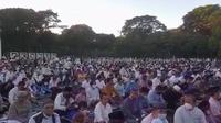 Ribuan jemaah Muhammadiyah melaksanakan salat Idul Adha Lapangan Sempur, Kota Bogor, Jawa Barat, Sabtu 9 Juli 2022 pagi.