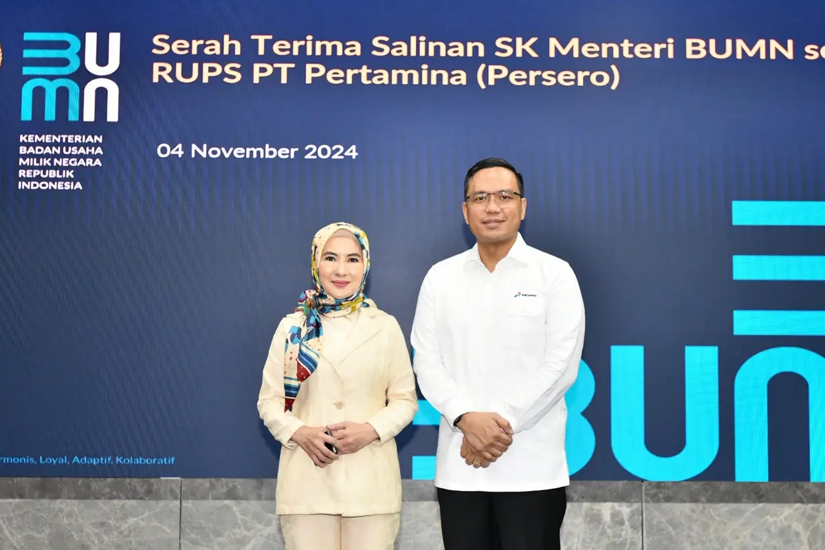 Pemerintah melalui Kementerian BUMN mengangkat Simon Aloysius Mantiri sebagai Direktur Utama PT Pertamina (Persero) menggantikan Nicke Widyawati. (Dok Pertamina)
