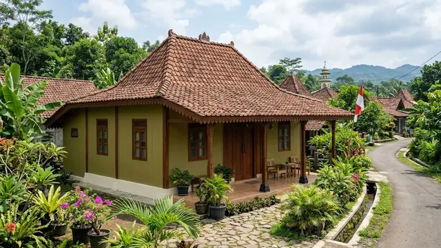 Kombinasi Cat Eksterior untuk Rumah dengan Genteng Terakota