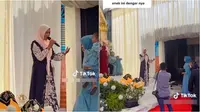 Viral video nenek nyanyi lagu India di acara pernikahan, suaranya merdu bak penyanyi aslinya. (Sumber: TikTok/mawaddah_taylor)