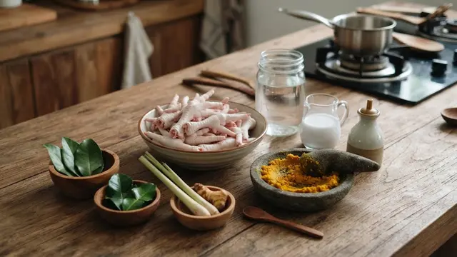 Resep Ceker Bumbu Kuning