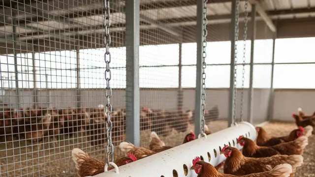 Ide Tempat Pakan Ayam Anti Tumpah dari Barang Bekas. AI