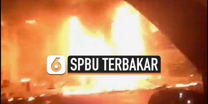 VIDEO: Rekaman Mobil Modifikasi Sebabkan Kebakaran Pom Bensin di Wonosobo