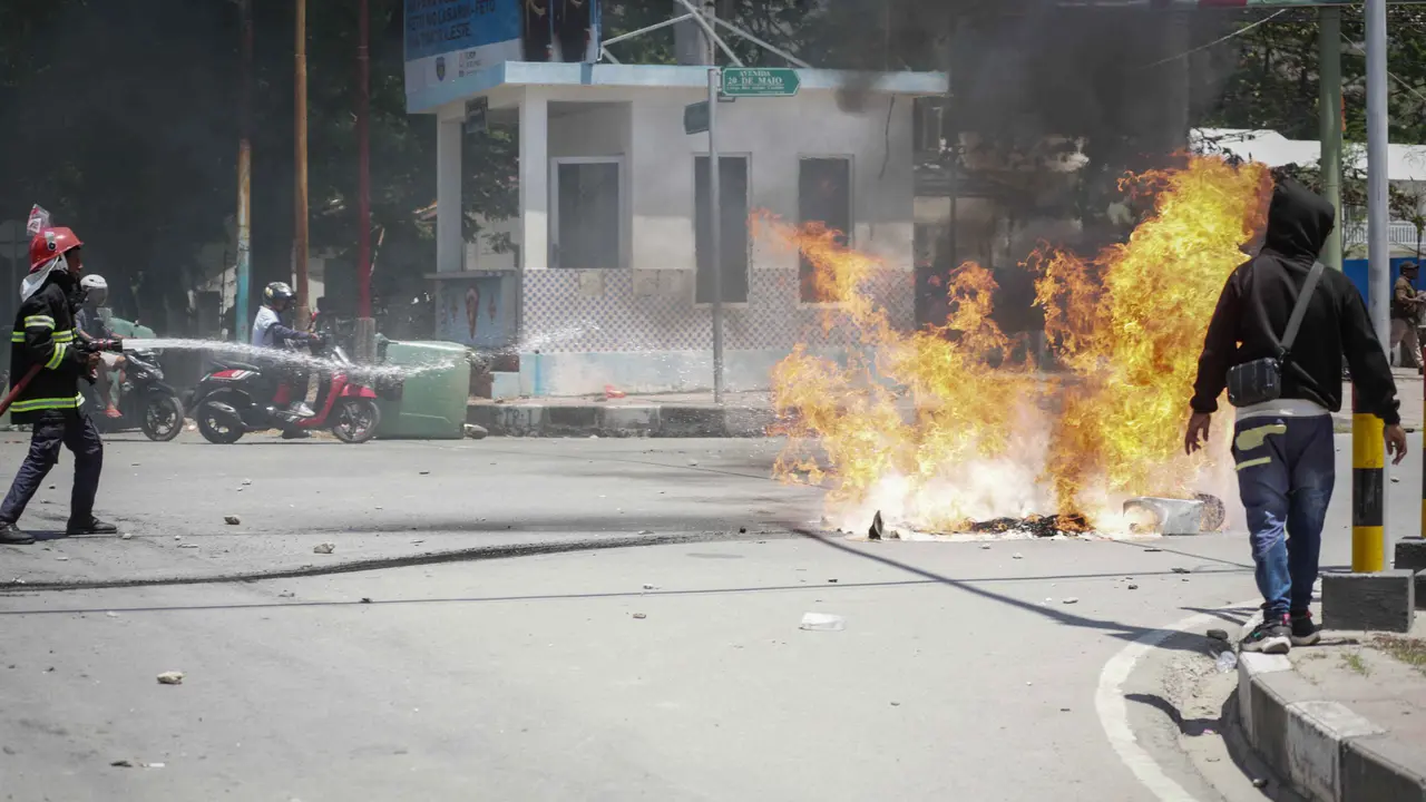 Demo Tunjangan Mobil DPR di Timor Leste Ricuh, 4 Orang Luka