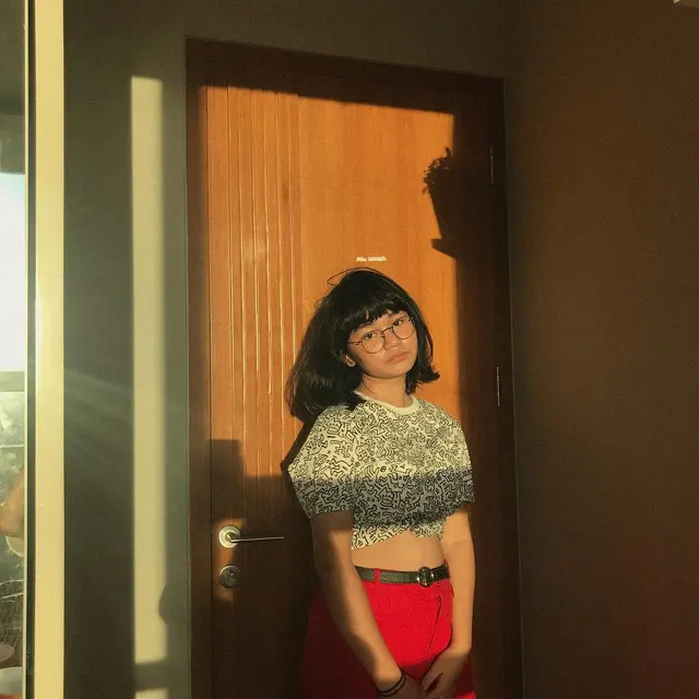 Potret gaya tomboi dari Davina Shafa Felisa