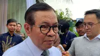 Gubernur DKI Jakarta Pramono Anung&nbsp;di kawasan Jakarta Timur, Sabtu (18/10/2025). (Antara)