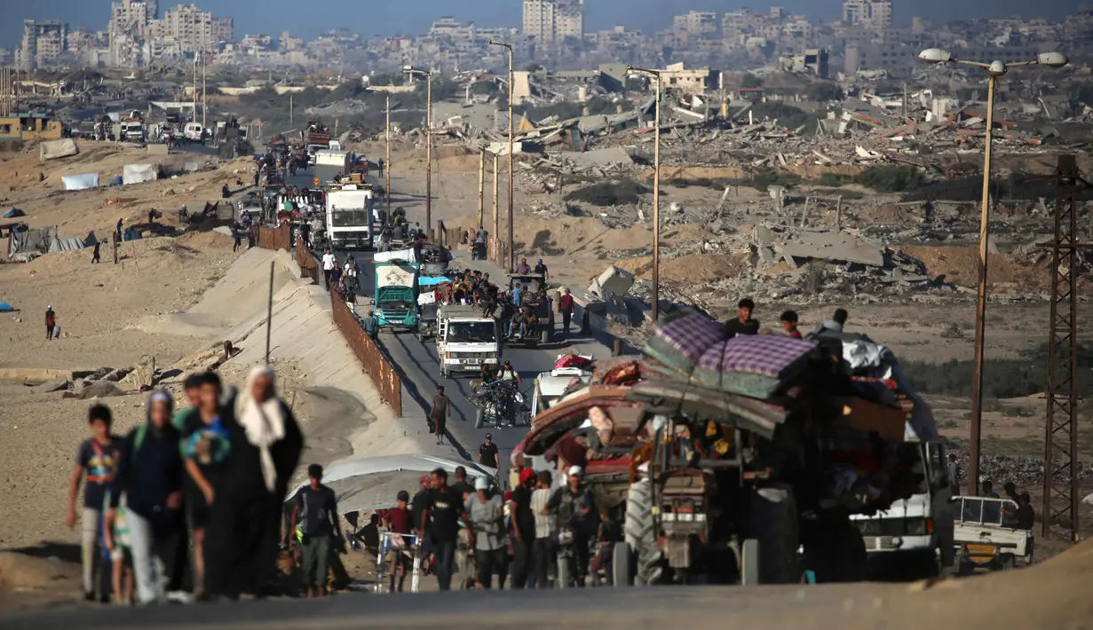 Peringatan ini muncul di tengah operasi militer besar-besaran yang sudah berlangsung selama berminggu-minggu. (Eyad BABA/AFP)