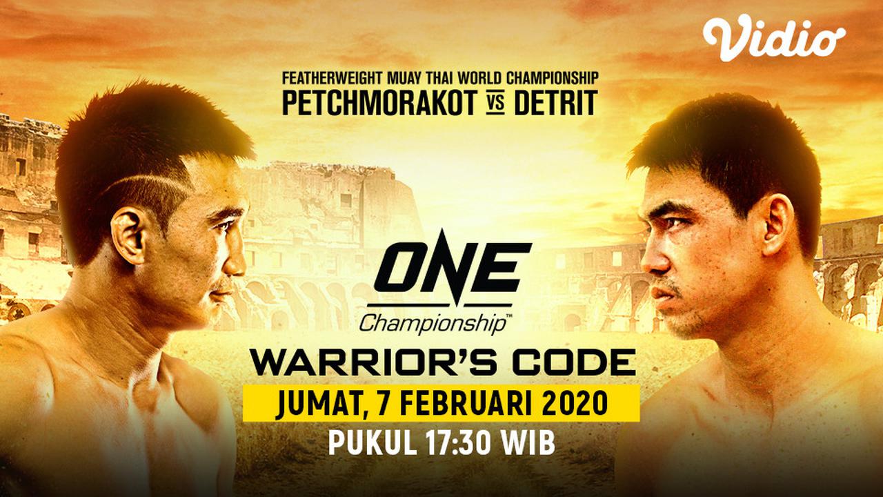 Saksikan Live Streaming One Championship Warrior's Code. sumberfoto: Vidio
