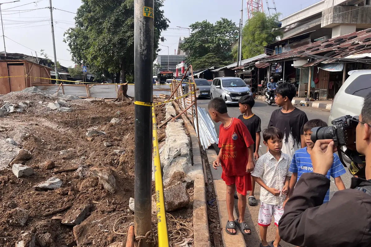 Lokasi Lubang Proyek Tempat Balita Jatuh