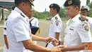 Citizen6, Surabaya: Prosesi sertijab sekolah pencetak prajurit Sub Marine ini,  dipimpin Komandan Pusat Pendidikan Khusus (Dan Pusdiksus) Kolonel Laut  (P) Zaenal Akbar. (Pengirim: Penkobangdikal)