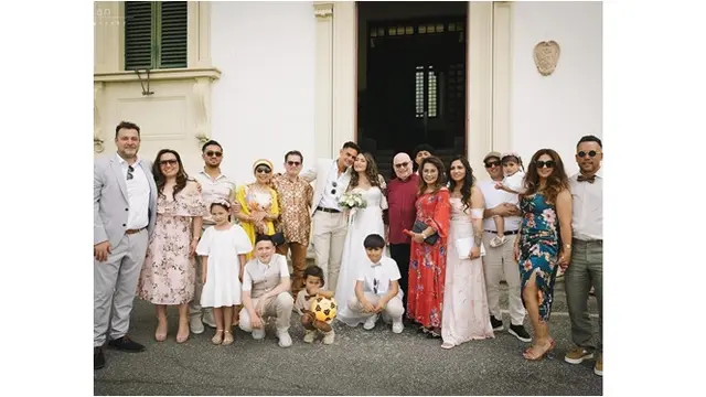 6 Potret Amanda Gonzales dan Christian Rontini Jalani Pernikahan Sipil di Italia