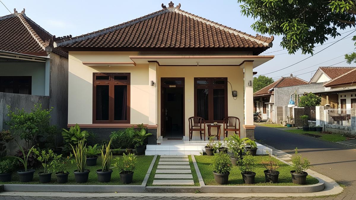 8 Desain Rumah Sederhana Tapi Terlihat Elegan, Kuncinya Ada di Warna Cat