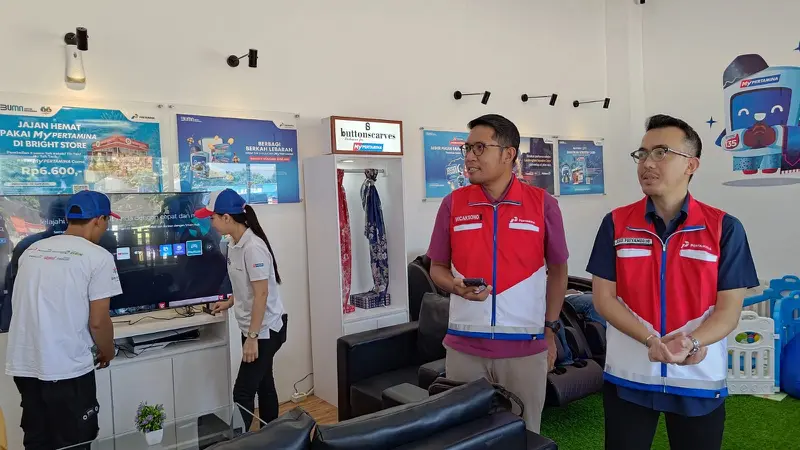 Pertamina Buka Posko Layanan Mudik Lebaran di Rest Area Tol Tangerang - Merak